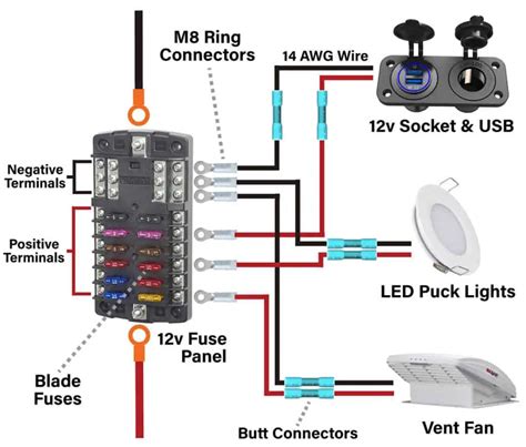 wiring diagram  campervan schema digital