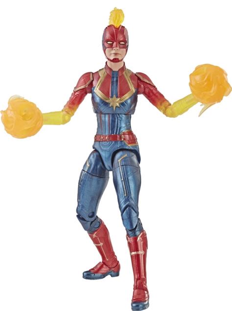 captain marvel movie 6 marvel legends binary and captain marvel starforce store exclusive figures