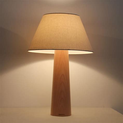 buy natural wood engraved  wooden bedside lamp