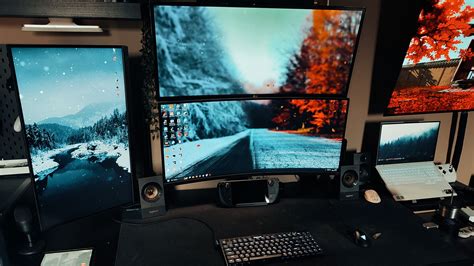 multi monitor gaming pc setup    screens