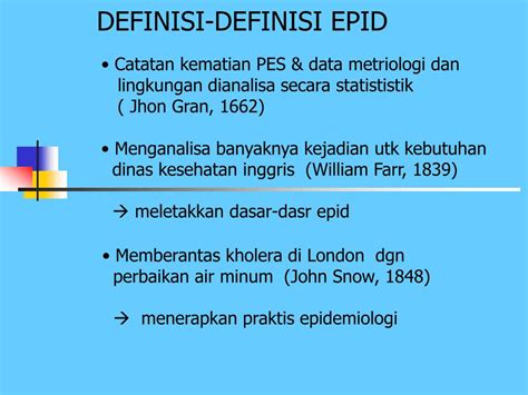 Ppt Dasar Dasar Epidemiologi Powerpoint Presentation Free Download