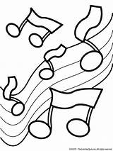 Notes Music Musical Drawing Coloring Printable Pages Getdrawings sketch template