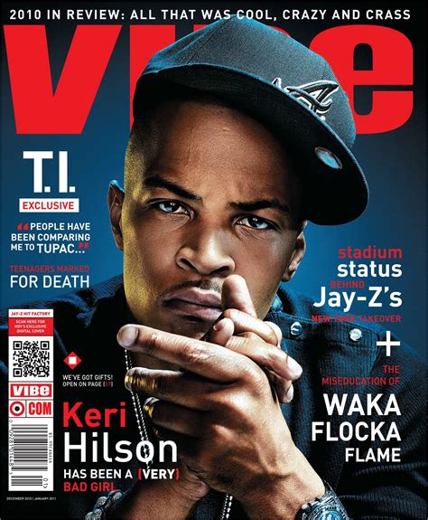 vibe magazine front cover december  issue  delusional ti mad news
