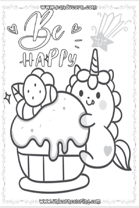 top unicorn ice cream coloring pages
