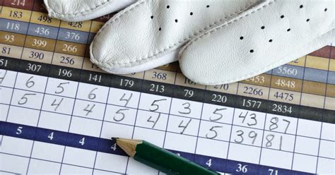 golf scorecard design  practices lightspeed
