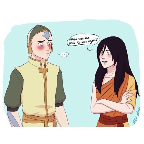 Aang And Toph Clothes Swap Do You Ship Taang ~waits For