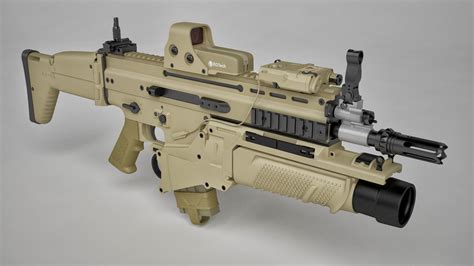 Combat Assault Rifle Fn Scar H 3d Model Max C4d