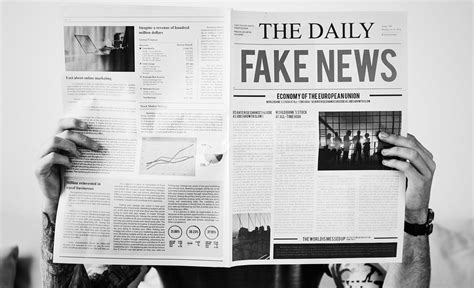 fake news headline   newspaper truth  power
