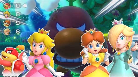 Super Mario Party Minigames With All Female Character
