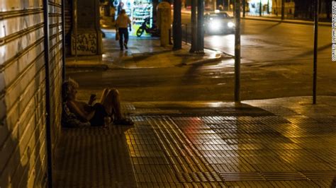 Greece Crisis Sleeping On The Streets Of Athens