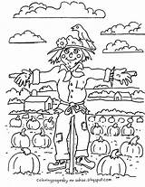 Coloring Scarecrow Pages Harvest Printable Kids Color Print Adult Adron Mr Fall Preschool Coloringpagesbymradron Decoration Nice Kid Bible Visit Getdrawings sketch template