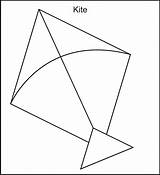 Kite sketch template