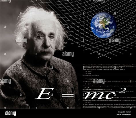photo illustration  albert einstein   theory  relativity stock photo  alamy