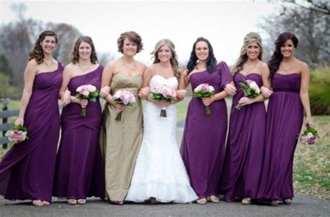 Picture Of The Maid Of Honor Wearing A Different Dress
