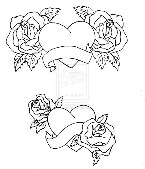 coloring pages  adults roses  hearts coloring pages