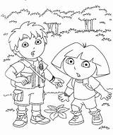 Dora Coloring Pages Print sketch template