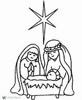 Nativity Coloring Pages Color Precious Moments Printable Scene Getcolorings Print sketch template