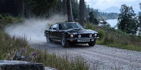 time  die images reveal return  timothy dalton james bond car