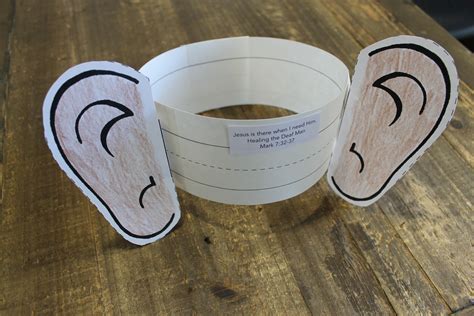 sample craft   week  ears headband bible lessons  kids