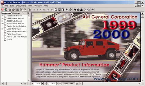hummer    electronic spare parts catalogue
