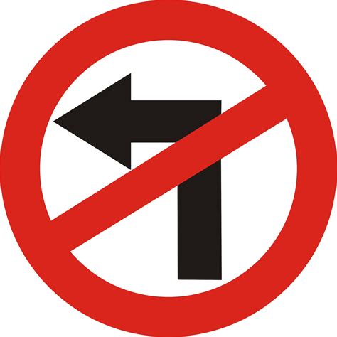 printable  turn signs clipart