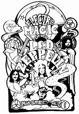 Led Zeppelin Poster Deviantart Concert Drawing Drawings Rock Music Choose Board sketch template