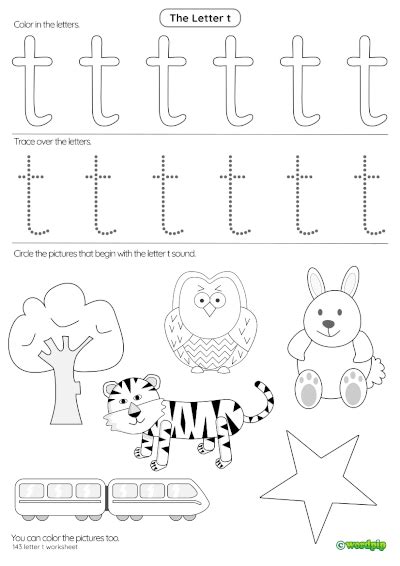 kindergarten letter  writing practice worksheet printable letter