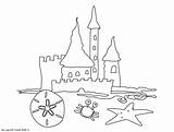 Sand Sandcastle Coloring Castle Pages Drawing Print Kids Getdrawings Getcolorings Draw Color sketch template