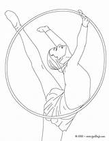 Coloring Pages Coloriage Gymnastique Gymnastics Imprimer Color Gym Sport Jungle Dessiner Hoop Rythmic Individual Around Rythmique Hellokids Dessin Gimnasia Para sketch template