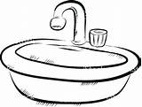 Sink Drawing Bathroom Basin Clipart Getdrawings Paintingvalley Drawings sketch template