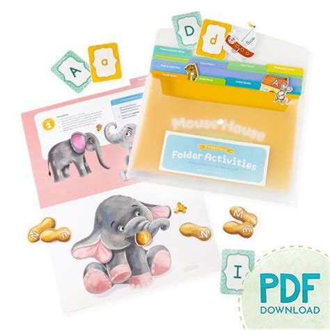 folder activities  preschool language arts  good