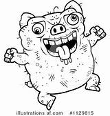 Ugly Pig Panda Clipart Illustration Royalty Thoman Cory Rf Illustrationsof sketch template