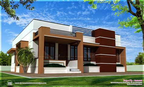 single storied contemporary house home kerala plans