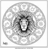 Zodiac Horoscope Colorings Getcolorings sketch template