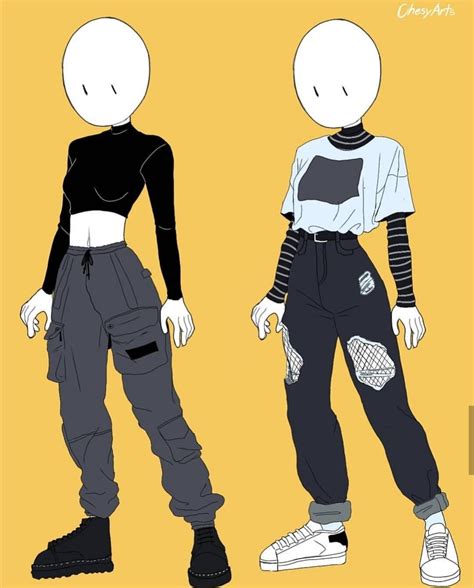 aesthetic oufits  draw  chesiart  character design drawing