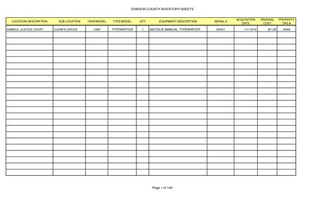 images   inventory tracking sheets printable inventory