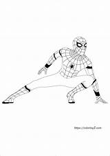 Spiderman Homecoming Coloring1 sketch template