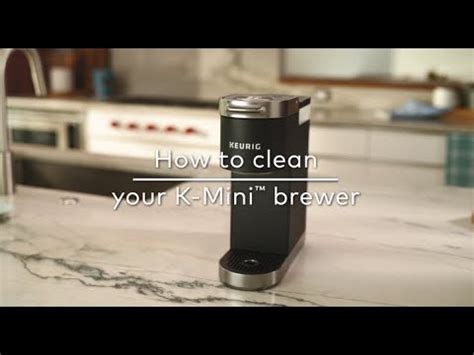 clean  keurig  mini coffee maker youtube