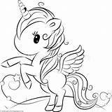 Coloring Unicorn Pages Cute Colouring Printable Nl Girls Getcoloringpages Cat Print Chibi Choose Board Drawing sketch template