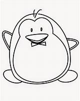 Coloring Pages Penguins Penguin Para Animals Clipart sketch template
