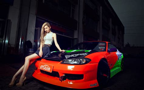 Girls And Cars Hd Wallpaper Background Image 1920x1200