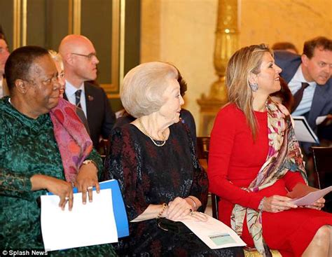 queen maxima of netherlands attends 15th charity anniversary at