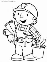 Coloring Bob Builder Pages Cartoon Architect Kids Sheets Color Character رسومات صور Sheet Printable اطفال للتلوين Characters Theme تلوين Colouring sketch template