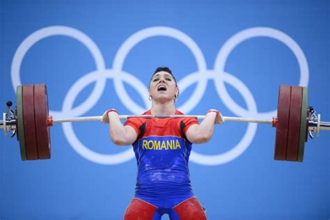 69kg Silver Medalist Weightlifter Roxana Daniela Cocoş Of Romania The