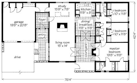 courtyard house southern living house plans house plans courtyard house