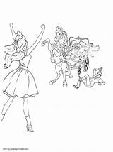 Popstar Barbie Princess Pages Coloring Printable Colouring Girls sketch template