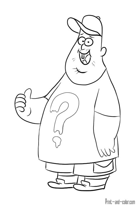 Gravity Falls coloring pages | Print and Color.com