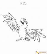 Rio Coloring Pages Movie Date Playinglearning sketch template