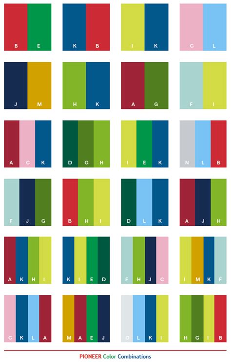 pioneer color schemes color combinations color palettes  print