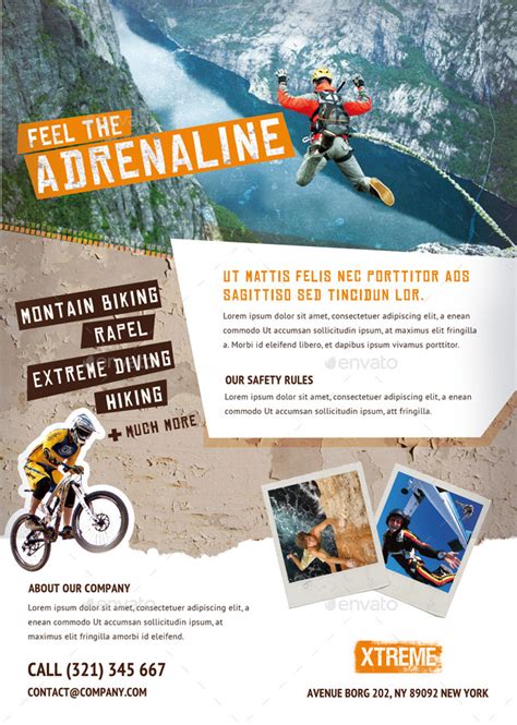 Extreme Sports Flyers Magazine Ad By Ingridk Graphicriver
